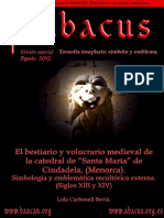 Abacus Núm Especial 2012-08. Bestiario Medieval de La Catedral de Sta Mª de Ciudadela