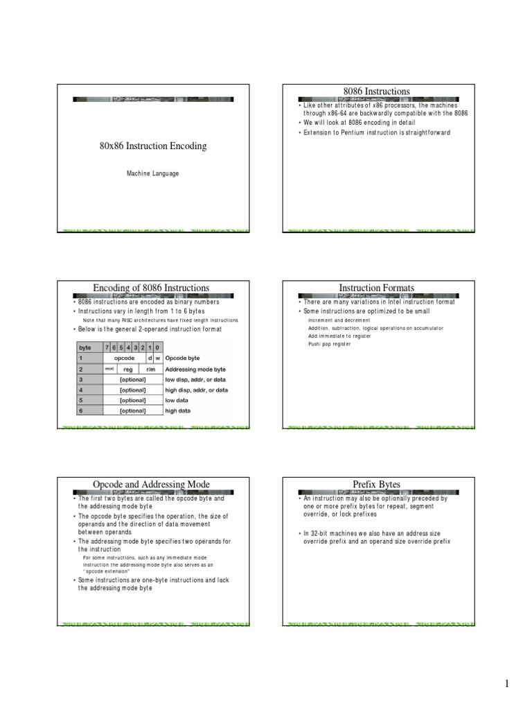 Asm07 MachineLanguage PDF | PDF | Electronic Engineering | Computer ...