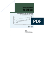 Especificação Cimento