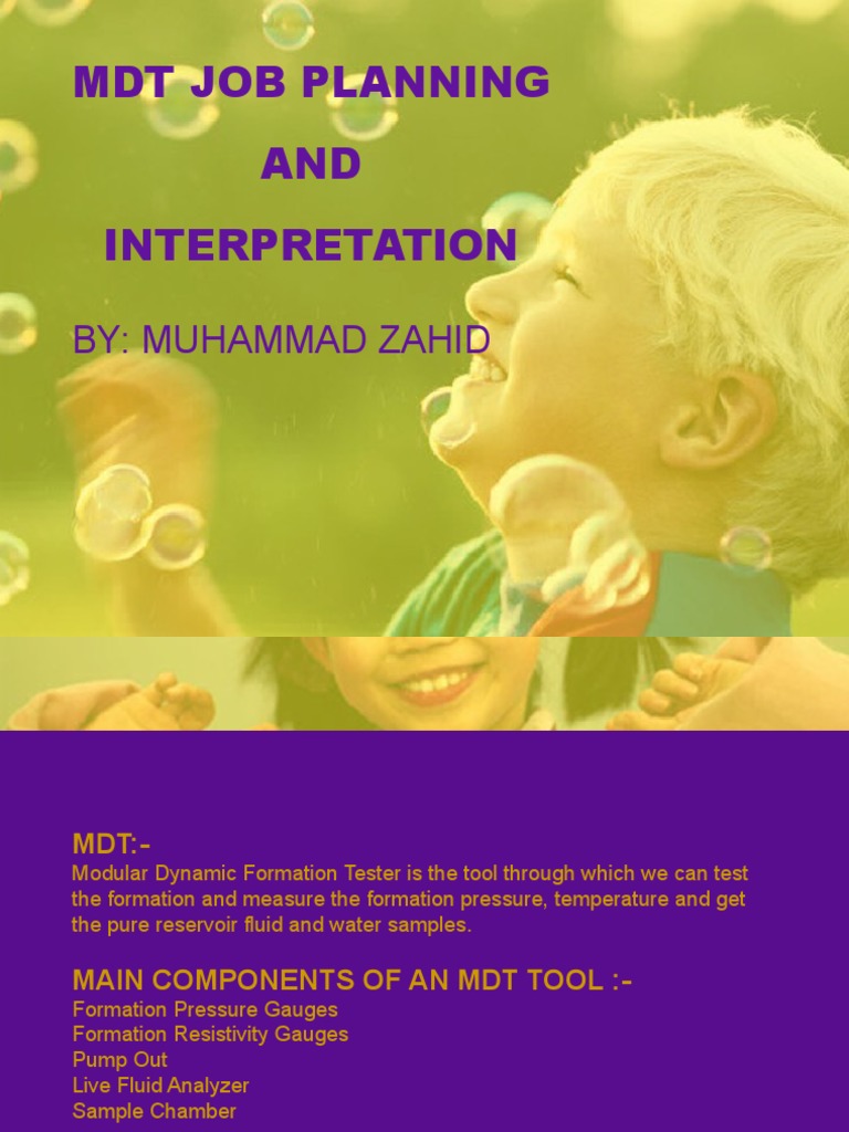 MDT - Job Plan - Interpretation | PDF | Pressure | Gases