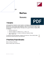 Wind Farm Harmonics: Application Example