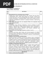 Download Second Year B Pharmacy Syllabus by Siddhart R Kumar SN35342074 doc pdf