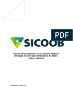 Manual Layout Sicoob - Correspondente Banco Do Brasil - Impressão Local(1)