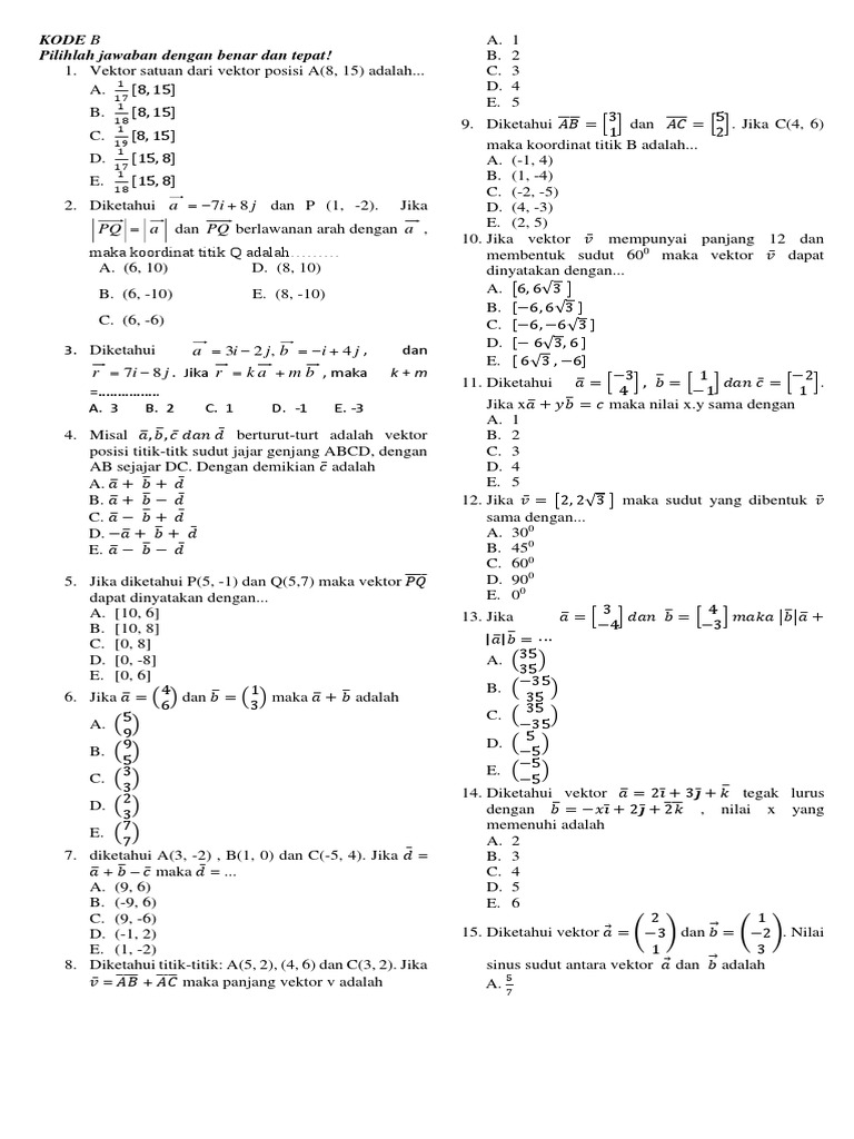 Soal Pat Mtk P Kode B Docx