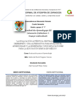 Ensayo Individual Sobre La Evaluación Auténtica y Sus Implicaciones para La Educación Básica en México