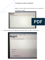 How To Update CAT Comm 3 Firmware