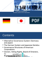 Corporate Governance: Germany, Japan & US Corporations
