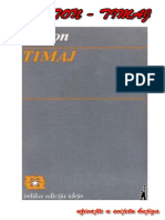 Тимај - Платон PDF