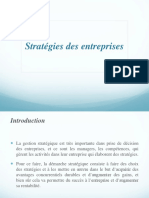 Stratégies Des Entreprises