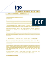 Como Transformar A Matéria Mais Difícil Na Matéria Mais Prazerosa