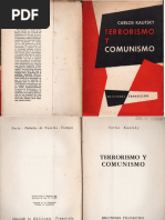 Kautski, Carlos - Terrorismo y Comunismo, Ed. Transición, Bs. As ...