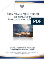 Guía para La Preparación de Trabajos Académicos Escuela de Estudios Judiciales de Guatemala