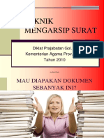 Teknik Mengarsip Surat