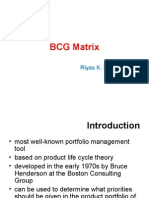 BCG Matrix: Riyas K. Basheer
