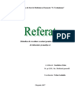 Recoltarea Urinei REFERAT