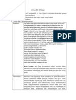 Analisis Jurnal Madu Luka Bakar