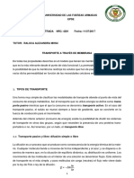 Consulta de Transporte de Membranas (Activas y Pasivas)