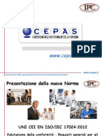 Presentazione Della Norma ISO-IEC 17024-2012- Colferai