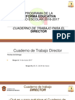 Cuaderno de Trabajo para El Director