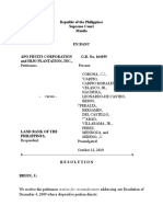 APO Fruits Corporation vs. Land Bank of the Philippines October 12 2010