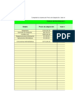 Planilla de Excel para El Calculo de Amortizacion