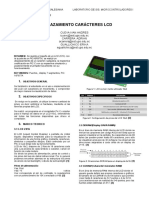 Informe Desplazamiento LCD Caracter