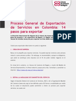 Guía Práctica Proceso de Exportación de Servicios