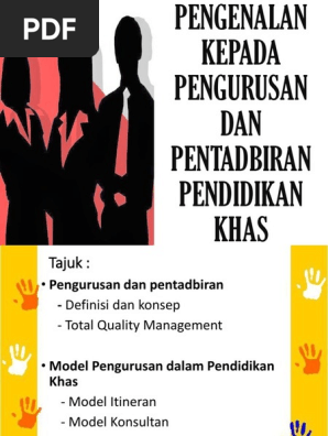 Npengenalan Kepada Pengurusan Dan Pentadbiran Pendidikan Khas Pdf