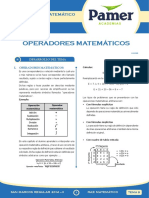 PAMER - R.MATEMÁTICO - OPERACIONES MATEMÁTICAS