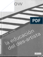 Kaprov La Educacion Del Des Artista PDF