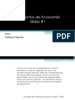 1 - Economía y Escasez