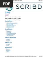 Page of Scribd Accelerate