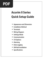 Acuvim II Quick Setup Guide (1040E3103)