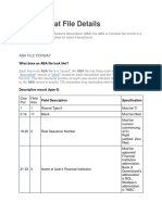 ABA Format File Details