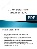 Texto Expositivo-Argumentativo