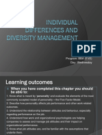 Individual Differences and Diversity Management