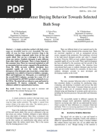 Download Study on Consumer Buying Behavior Towards Selected Bath Soap 2 1 by International Journal of Innovative Science and Research Technology  SN353476616 doc pdf