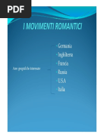 Movimenti Romantici in Europa