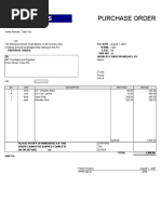 Annex 1 Purchase Order