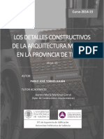 Torres - Los Detalles Constructivos de La Arquitectura Mudejar en La Provincia de Teruel