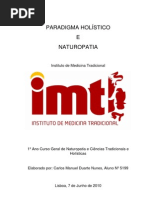 Paradigma Holístico e Naturopatia - Carlos Nunes