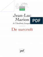 Jean-Luc Marion-De surcroît-PUF (2015) PDF