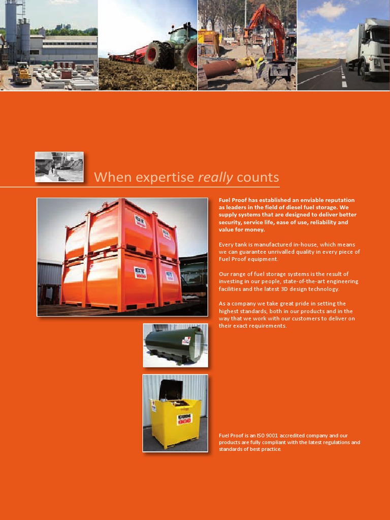 Comprehensive Diesel Storage Solutions | PDF | Diesel Engine | Pump