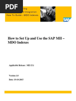 Sap Mii Indexing