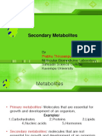 Secondary Metabolites