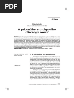 A Psicanálise e o Dispositivo Sexual Da Diferença
