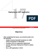Deploying an ADF Application