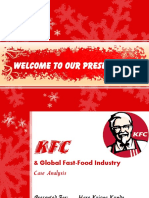 KFC and Global Fast Food Industry - Case PDF