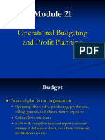 Functions of Each Budget