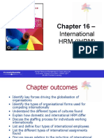 Chapter 16 - : International HRM (Ihrm)